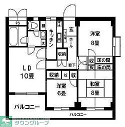 間取図画像 3LDK