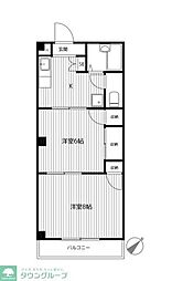 カーサ・ベルデ 2Kの間取図画像
