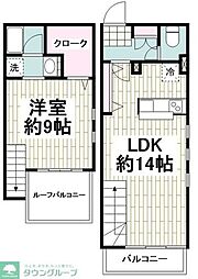 レジェンドスクエア三ツ境1 1LDKの間取図画像