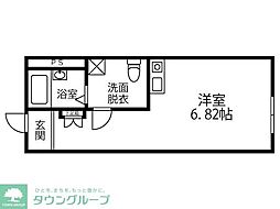 ミ・カサミイサ星川 ワンルームの間取図画像