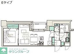 Splendide新横浜 1LDKの間取図画像