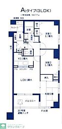 アークヒルズ山太 3LDKの間取図画像