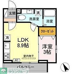 間取図画像 1LDK
