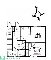 間取図画像 1LDK