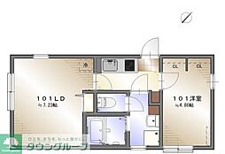 間取図画像 1LDK