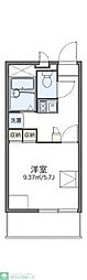 レオパレステナマント25 1階1Kの間取り