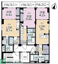 Maison Futaba 1LDKの間取図画像