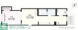 QUIET CRAB HOUSE TOGETHER 磯子(仮 1LDKの間取図画像