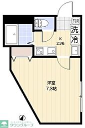 埼玉高速鉄道 川口元郷駅 徒歩6分の賃貸アパート 1階1Kの間取り