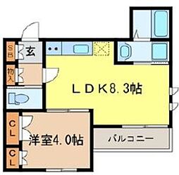 間取図画像 1LDK