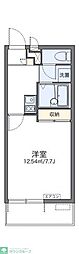 レオパレスkeyakiya 1Kの間取図画像