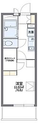 レオパレスユーフォリア 1Kの間取図画像