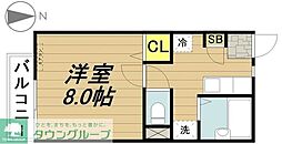 ビレジ・マルナ 1Kの間取図画像