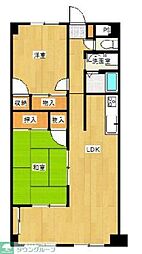 リエントラーレ 2LDKの間取図画像