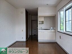 JR八高線 箱根ケ崎駅 徒歩24分の賃貸マンション 2階ワンルームのリビング/ダイニング