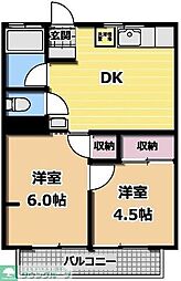 間取図画像 2DK