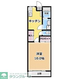 メゾン石川2号棟 1LDKの間取図画像