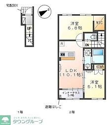 ステラ ハウス 2LDKの間取図画像