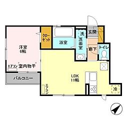 間取図画像 1LDK