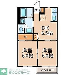 間取図画像 2DK