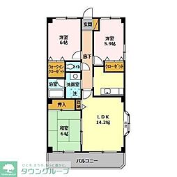 間取図画像 3LDK