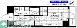 ステージグランデ亀有アジールコート 1Kの間取図画像