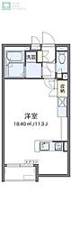 ミランダトレラディーチェ ワンルームの間取図画像