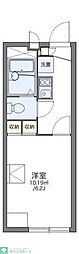 レオパレスボヌール 1Kの間取図画像