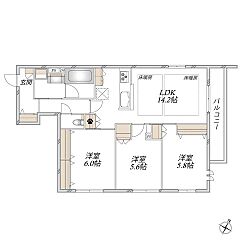 物件の間取り