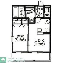 グランソラージュ 1LDKの間取図画像