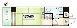 アーバンヒルズ熱海 1Kの間取図画像