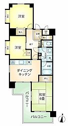 サニークレスト真鶴 3DKの間取図画像