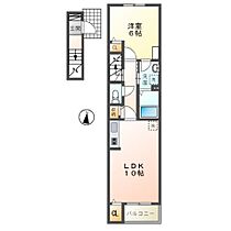 仮）グランデフォルトーネＢ  ｜ 兵庫県姫路市勝原区山戸（賃貸アパート1LDK・2階・43.76㎡） その2