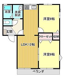 フレグランスグロリア A棟 2階/202