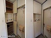 玄関スペース（使いやすい上下分離タイプのシューズボックス）