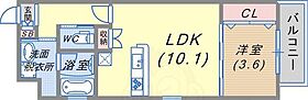 STELLA LUCE 北野坂 306 ｜ 兵庫県神戸市中央区中山手通１丁目22番18号（賃貸マンション1LDK・3階・40.37㎡） その2