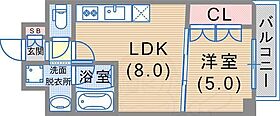 ラフィーノ山手 403 ｜ 兵庫県神戸市中央区下山手通６丁目3番23号（賃貸マンション1LDK・4階・31.80㎡） その2