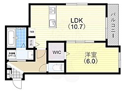 Lumino　Foreｓta 1階1LDKの間取り