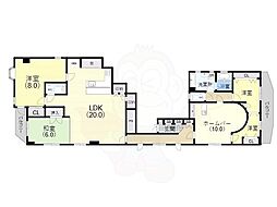 セイシェル神戸 5LDKの間取図画像