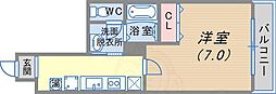 間取図画像 1K