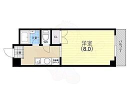 ときわ妙法寺レクラン 1Kの間取図画像