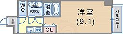 エクセル神戸アーバンヒルズ 1Kの間取図画像