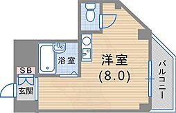 ドミール寺尾 ワンルームの間取図画像