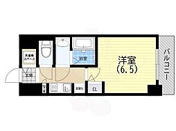 S-RESIDENCE神戸元町 1Kの間取図画像