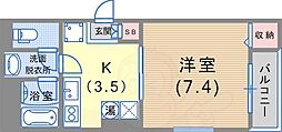 サントル花隈 2階
