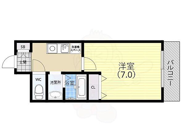 フルール須磨 108｜兵庫県神戸市須磨区千守町１丁目(賃貸マンション1K・1階・24.30㎡)の写真 その2