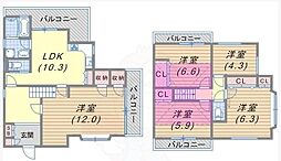 西代駅 10.0万円