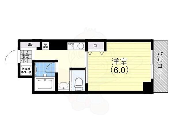 中山手ミオ壱番館 409｜兵庫県神戸市中央区中山手通６丁目(賃貸マンション1K・4階・21.00㎡)の写真 その2