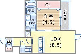 セジュール下山手通  ｜ 兵庫県神戸市中央区下山手通８丁目4番10号（賃貸アパート1LDK・1階・34.77㎡） その2