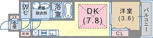 クロスレジデンス神戸元町 204｜兵庫県神戸市中央区元町通４丁目(賃貸マンション1DK・2階・29.68㎡)の写真 その2